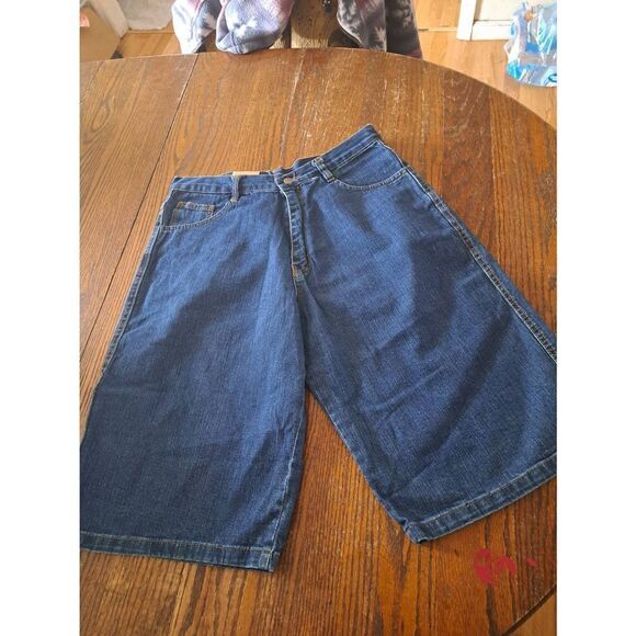 New Vintage Size 34 Harlem Express Jeans Cotton Denim Blue Jean Shorts NWT - Picture 4 of 6